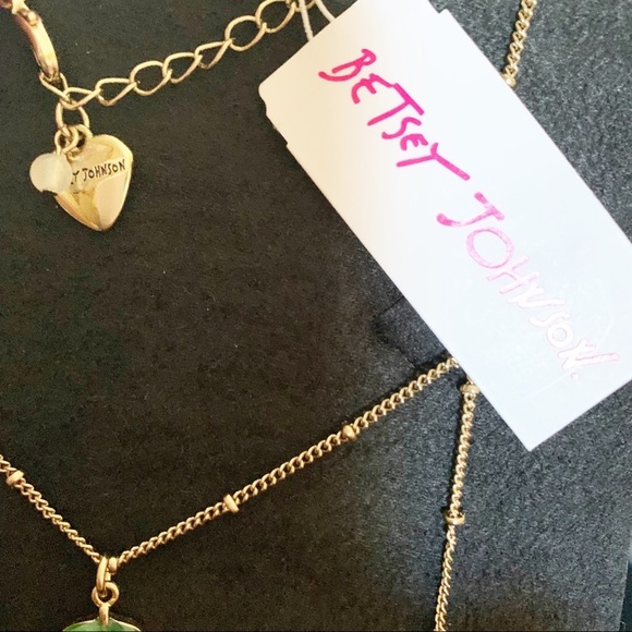 Betsey Johnson Turquoise Jeweled Rainforest Frog with Turquoise Jewel & Leaf - Picture 10 of 11